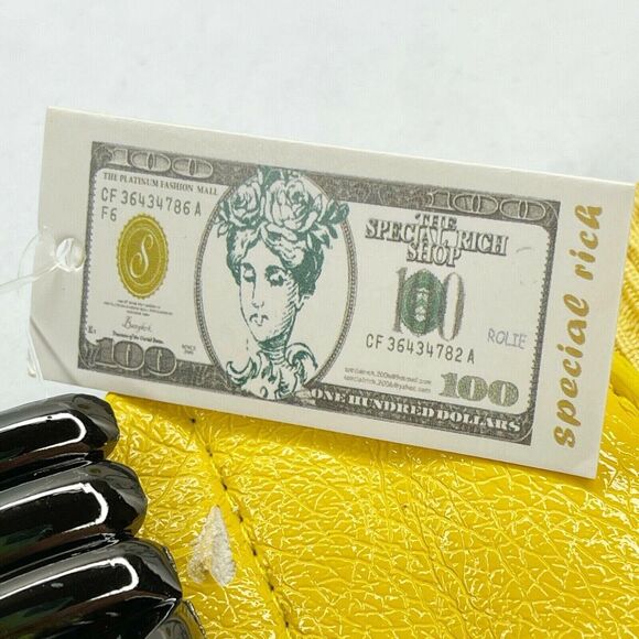 Special Rich Yellow Stretch Metal Buckle Belt Size Small S - Picture 7 of 9